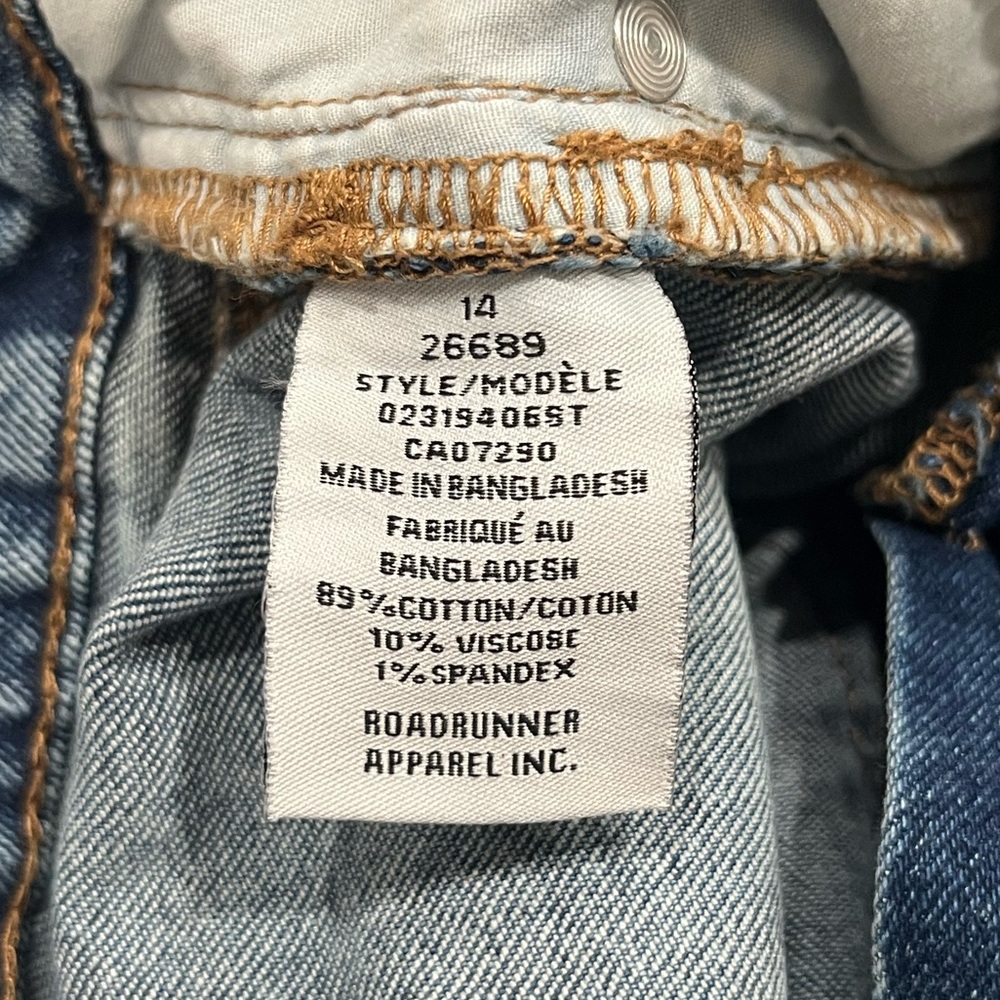 Women's Classic Blue Skinny Jeans - Picture 5 of 5
